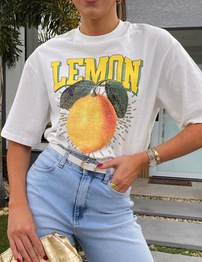 T-Shirt Lemon Branco